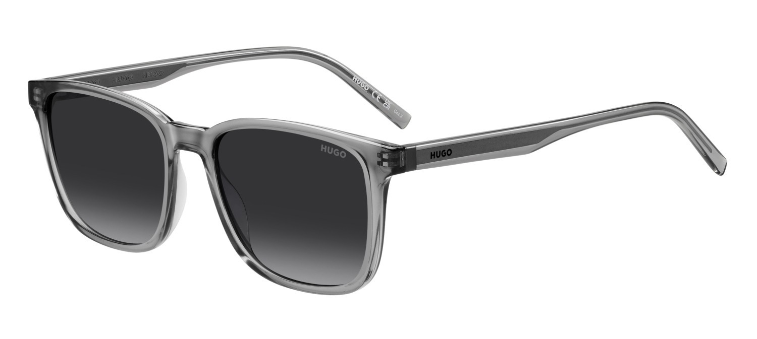 Sunglasses Hugo Hg 1356/S 207971 KB7 9O color grey shape rectangle lenses dark grey shaded