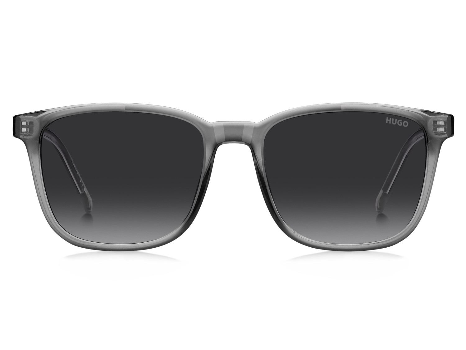 Sunglasses Hugo Hg 1356/S 207971 KB7 9O color grey shape rectangle lenses dark grey shaded