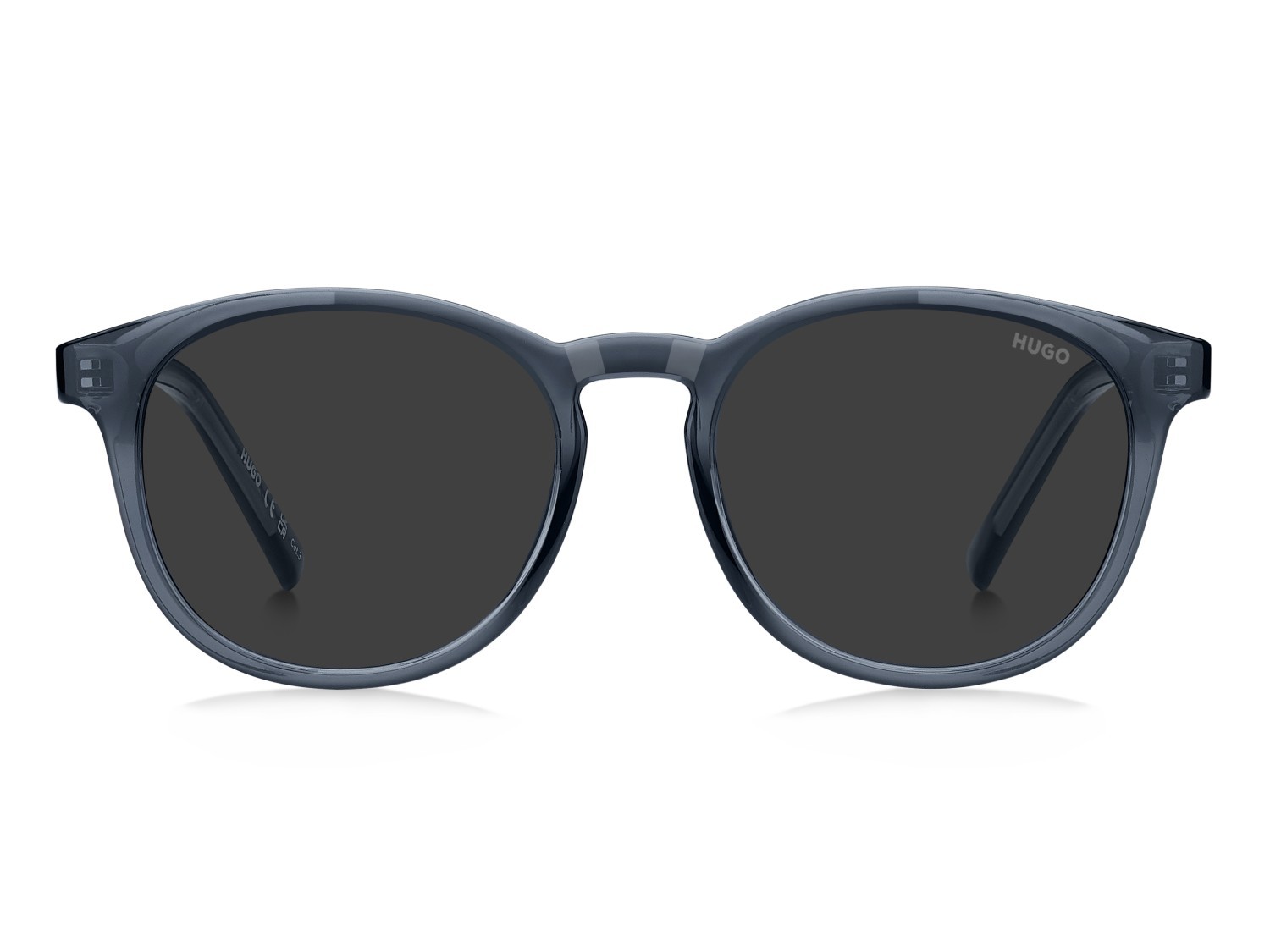 Sunglasses Hugo Hg 1357/S 207972 PJP IR color blue shape rectangle lenses grey