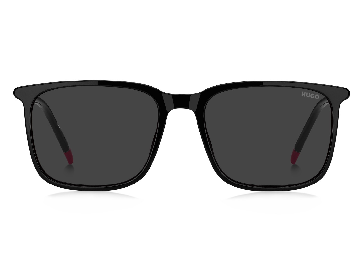 Sunglasses Hugo Hg 1344/S 207975 807 IR color black shape rectangle lenses grey