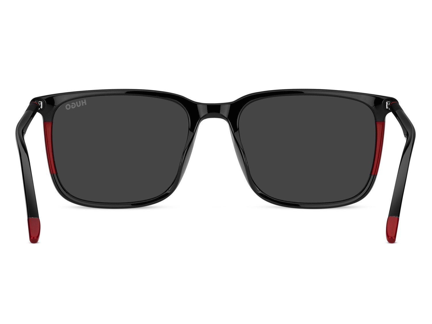Sunglasses Hugo Hg 1344/S 207975 807 IR color black shape rectangle lenses grey
