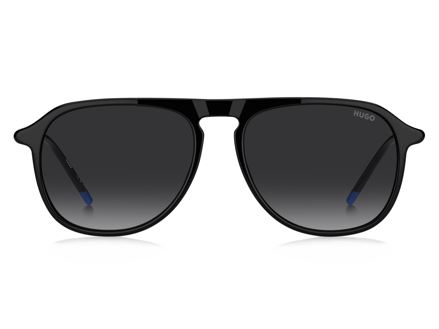 Sunglasses Hugo Hg 1345/S 207976 807 9O color black shape rectangle lenses dark grey shaded