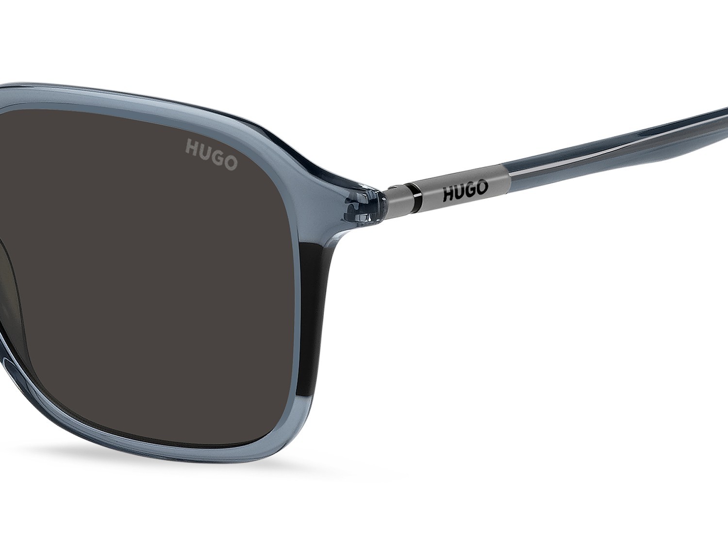 Sonnenbrillen Hugo Hg 1347/S 207978 PJP IR farbe blue form rechteckig gläser grey