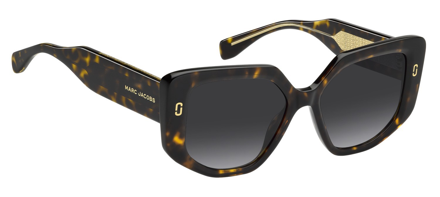 Sunglasses Marc Jacobs Mj 1116/S 207985 086 9O color havana shape butterfly lenses dark grey shaded