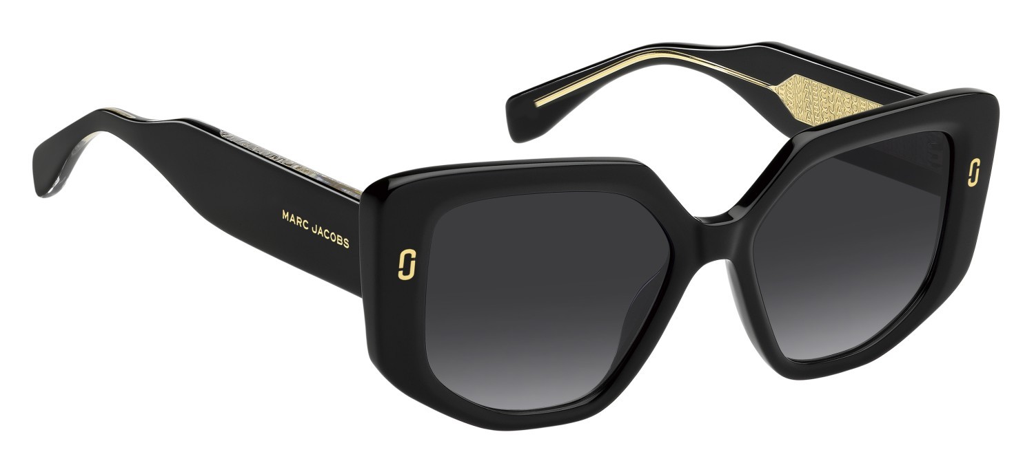 Sunglasses Marc Jacobs Mj 1116/S 207985 807 9O color black shape butterfly lenses dark grey shaded