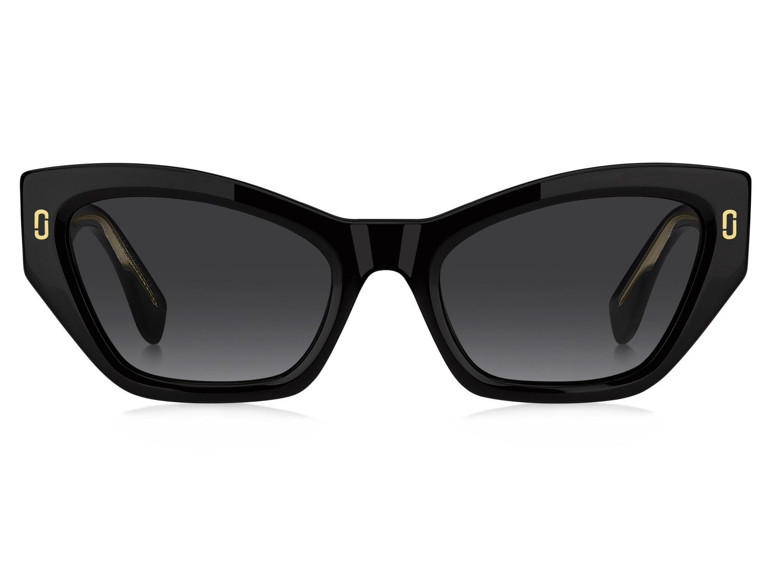 Occhiali da sole Marc Jacobs Mj 1117/S 207986 807 9O colore black forma rettangolare lenti dark grey shaded