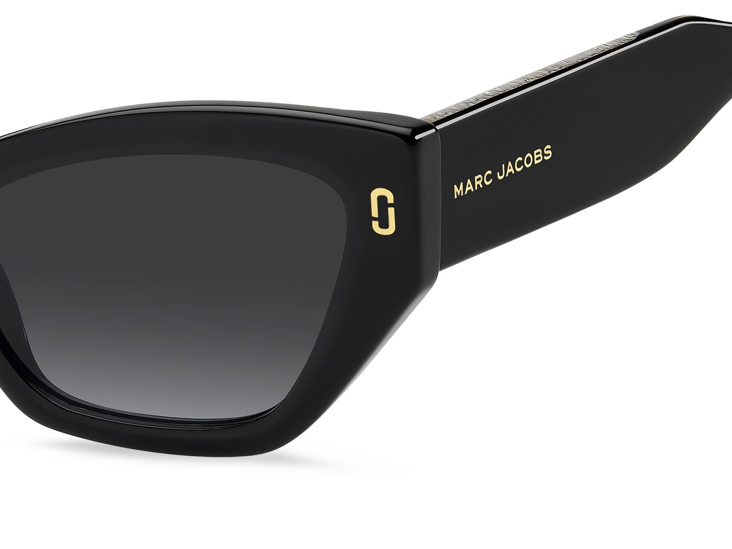 Occhiali da sole Marc Jacobs Mj 1117/S 207986 807 9O colore black forma rettangolare lenti dark grey shaded