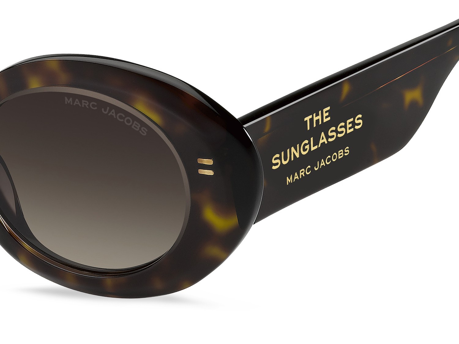 Sonnenbrillen Marc Jacobs 799/S 207987 AIO HA farbe crystal havana form rund gläser brown shaded