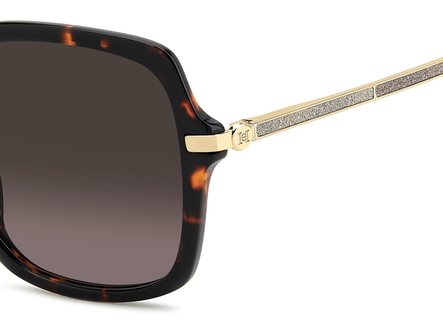 Occhiali da sole Carolina Herrera Her 0285/G 207988 086 HA colore havana forma quadrato lenti brown shaded