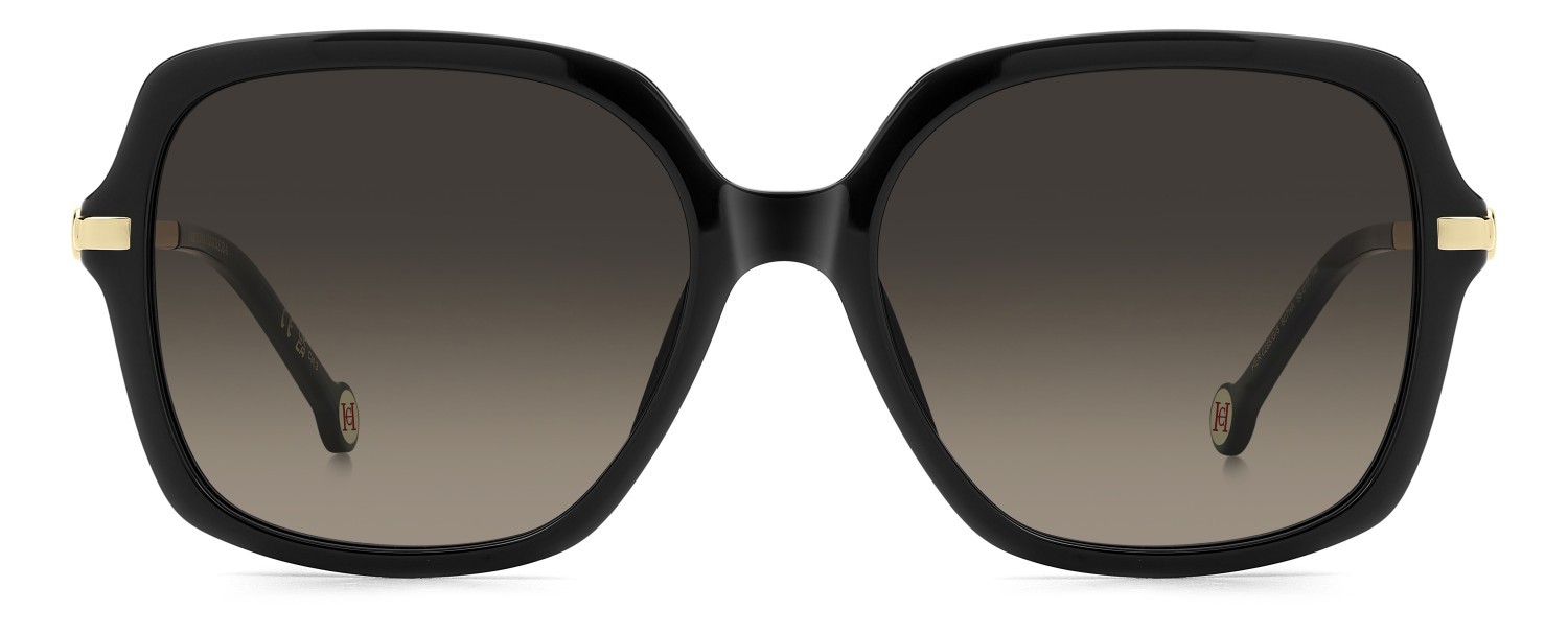 Occhiali da sole Carolina Herrera Her 0285/G 207988 807 HA colore black forma quadrato lenti brown shaded