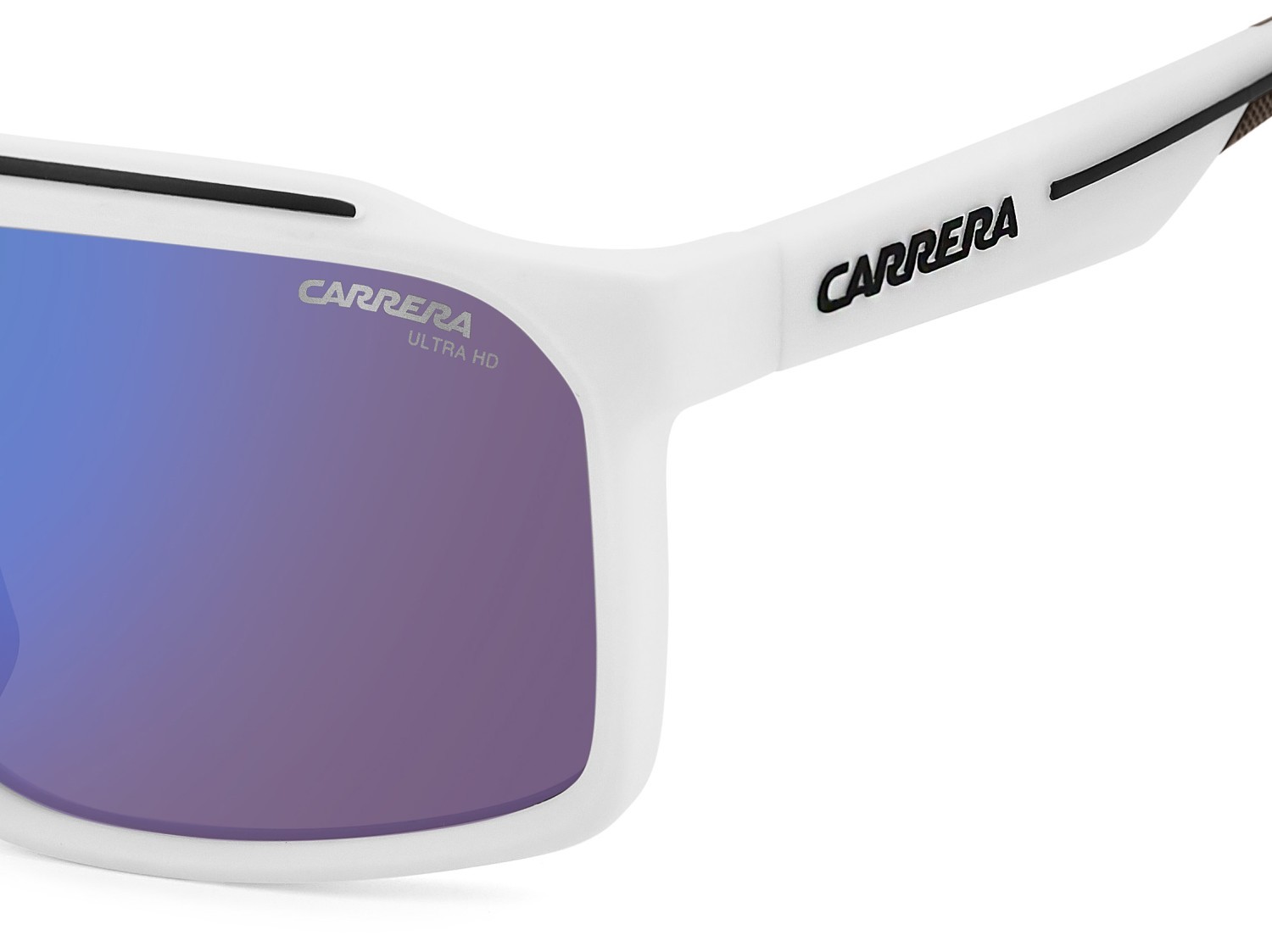 Sunglasses Carrera C Sport 04/S 207989 6HT ZS color matte white shape rectangle lenses blue multilayer high contrast