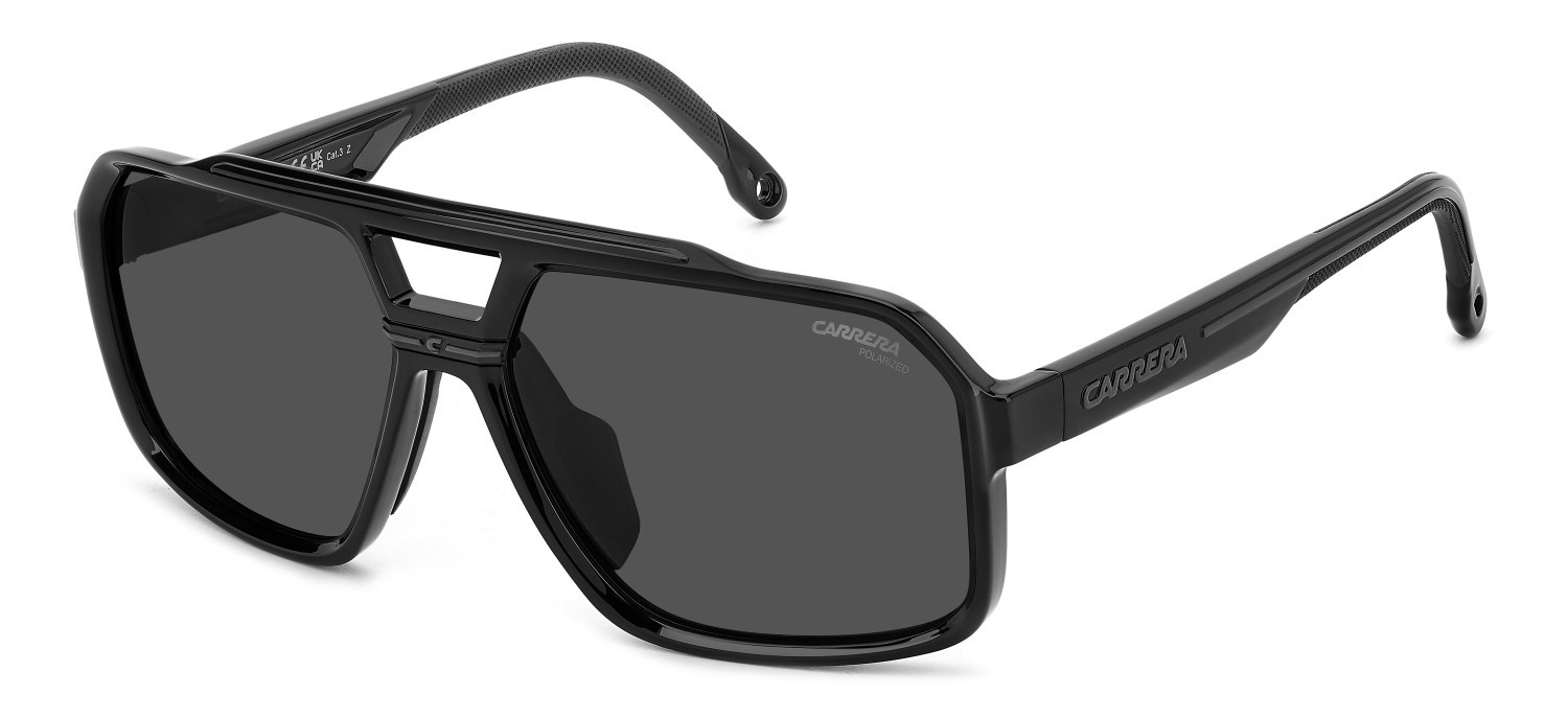 Sonnenbrillen Carrera C Sport 03/S 207991 807 M9 farbe black form rechteckig gläser grey polarized