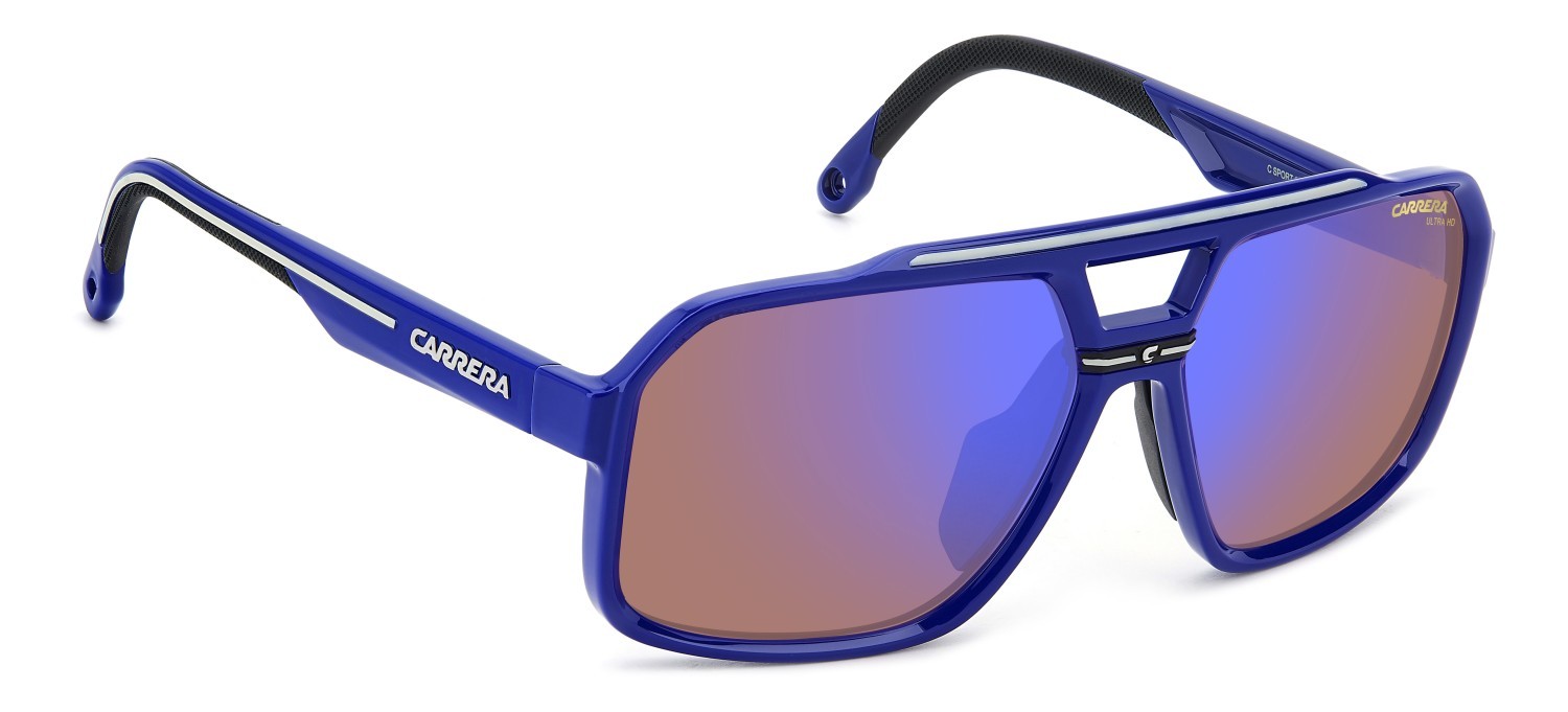 Sonnenbrillen Carrera C Sport 03/S 207991 XW0 ZS farbe blue grey form rechteckig gläser blue multilayer high contrast