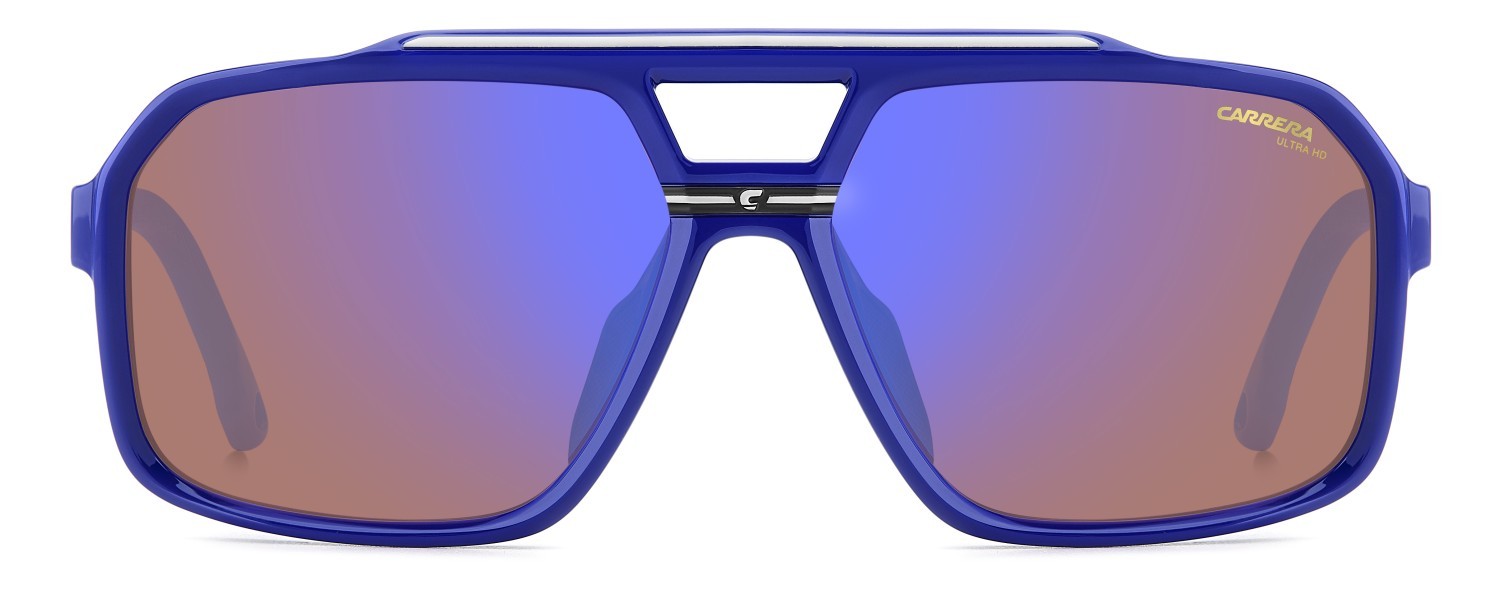 Sonnenbrillen Carrera C Sport 03/S 207991 XW0 ZS farbe blue grey form rechteckig gläser blue multilayer high contrast