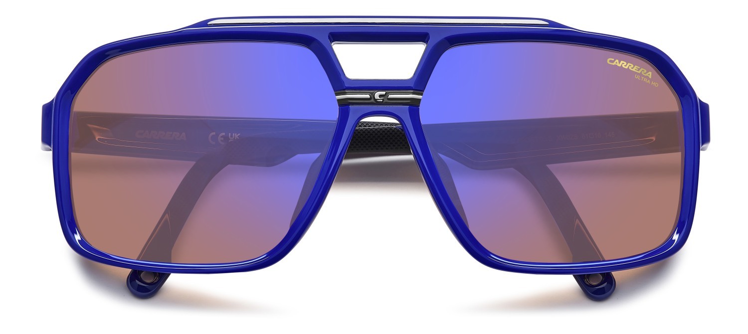 Sonnenbrillen Carrera C Sport 03/S 207991 XW0 ZS farbe blue grey form rechteckig gläser blue multilayer high contrast