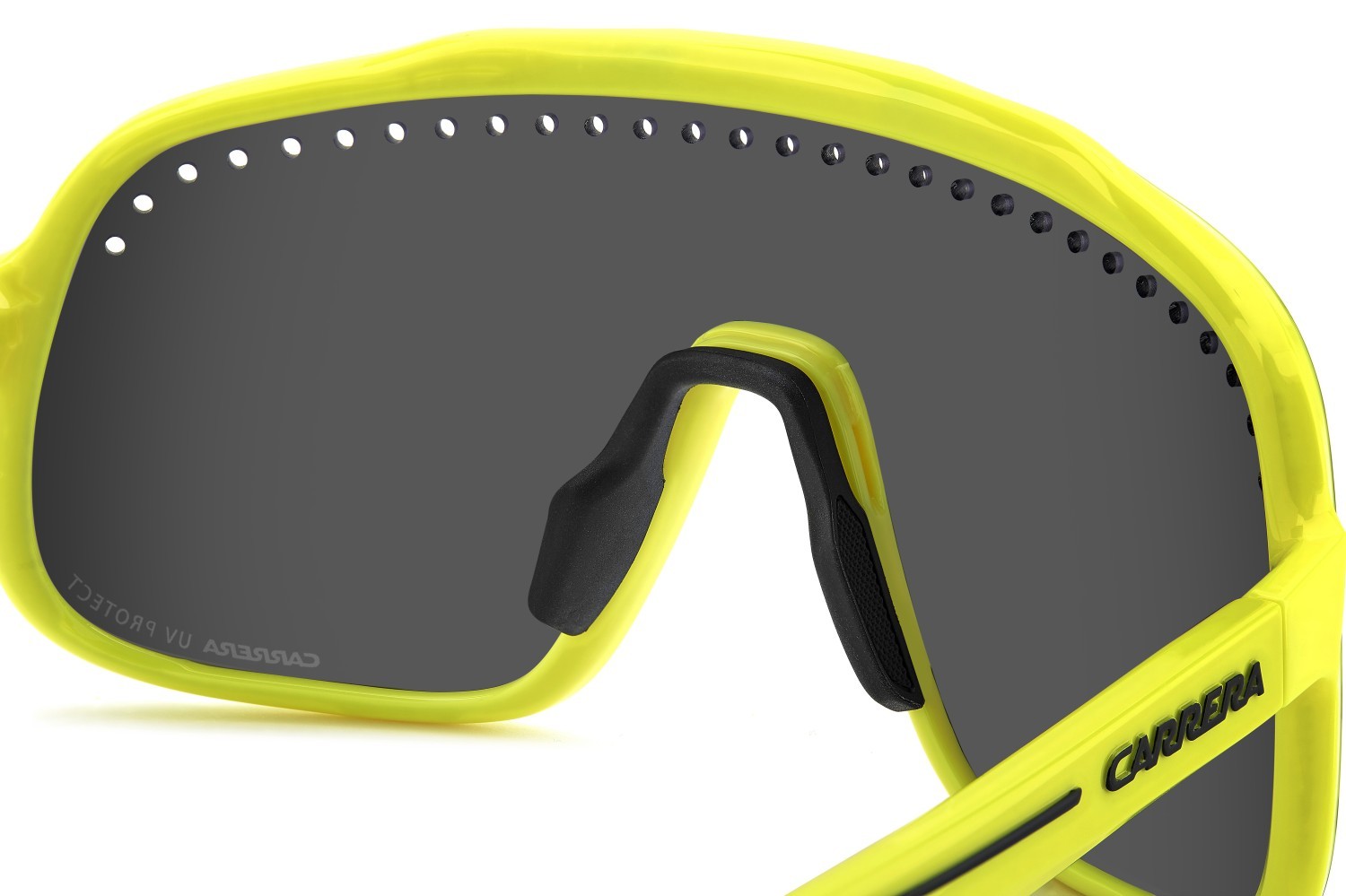 Sonnenbrillen Carrera C Sport 02/S 207992 4CW IR farbe yellow black form maske gläser grey