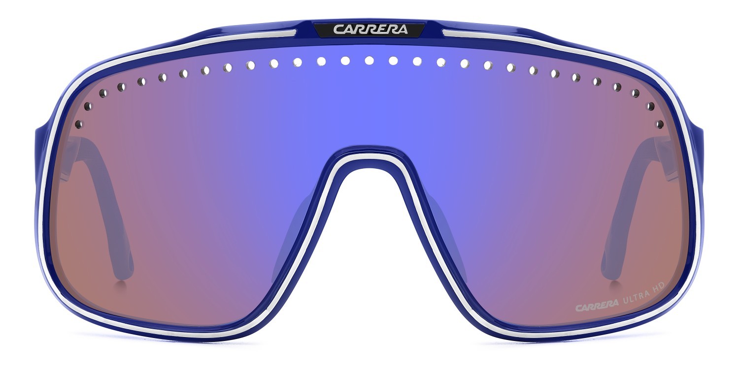Sonnenbrillen Carrera C Sport 02/S 207992 XW0 ZS farbe blue grey form maske gläser blue multilayer high contrast