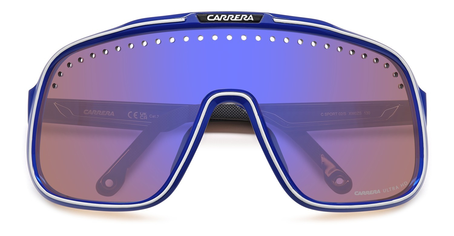 Sonnenbrillen Carrera C Sport 02/S 207992 XW0 ZS farbe blue grey form maske gläser blue multilayer high contrast