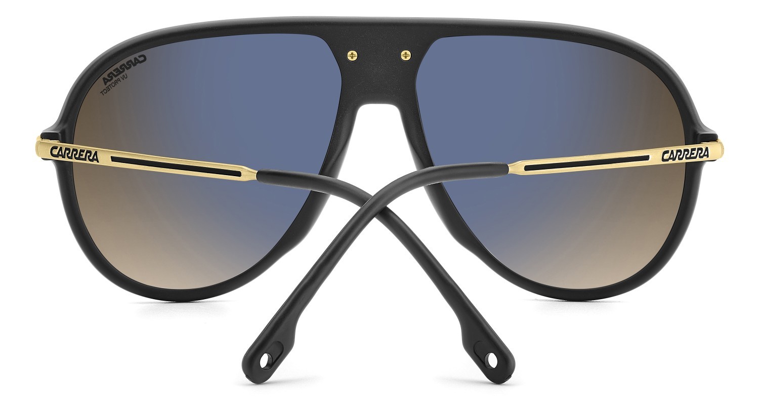 Occhiali da sole Carrera C Sport 06/S 207994 I46 86 colore matte black gold forma aviator lenti black brown green antireflex