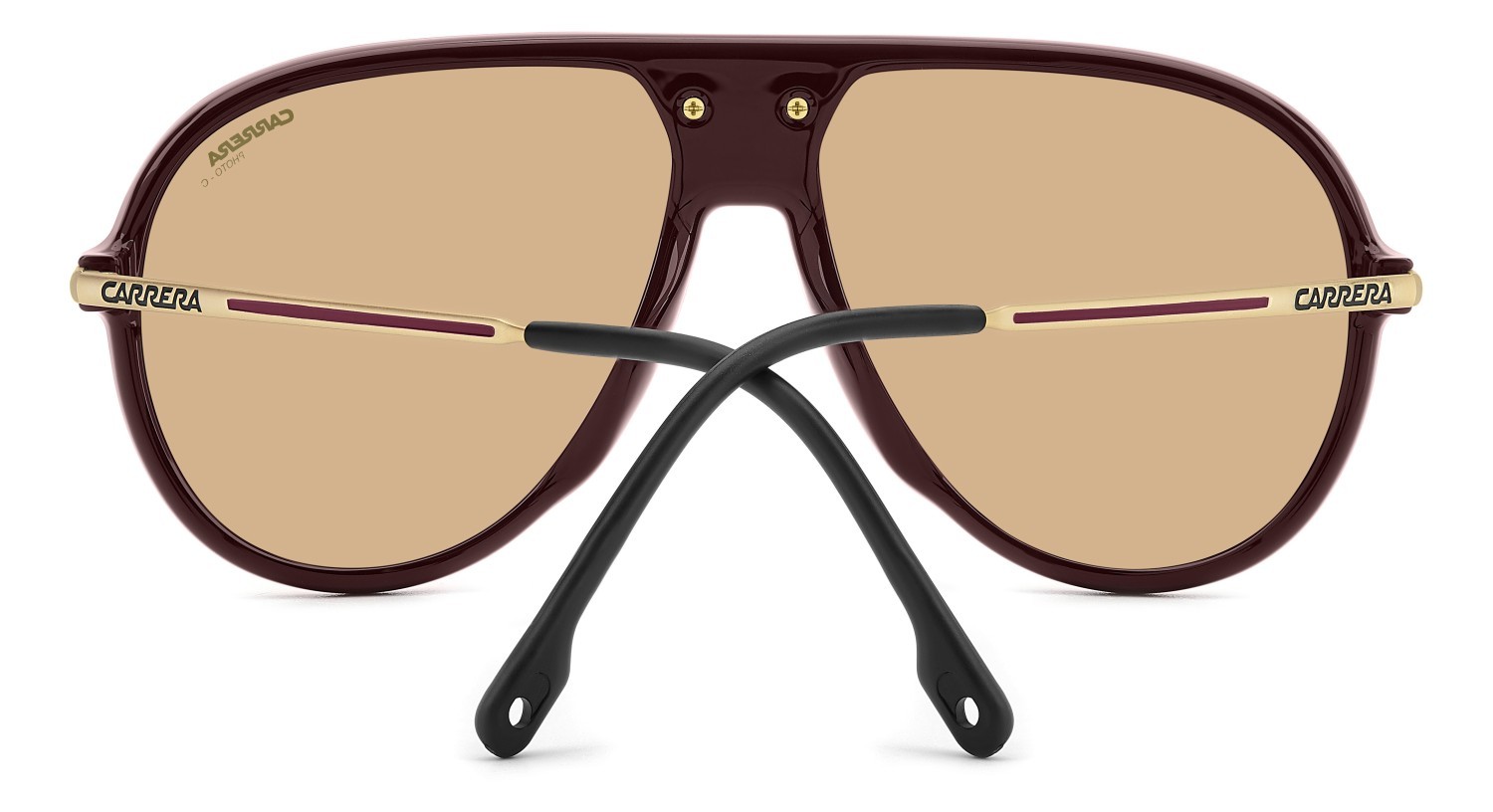 Sunglasses Carrera C Sport 06/S 207994 LHF N8 color burgundy shape aviator lenses orange photochromatic