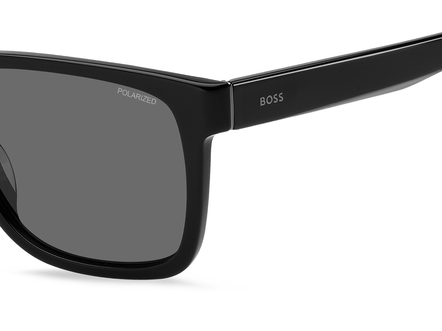 Occhiali da sole Hugo Boss 1759/G 207995 807 M9 colore black forma rettangolare lenti grey polarized