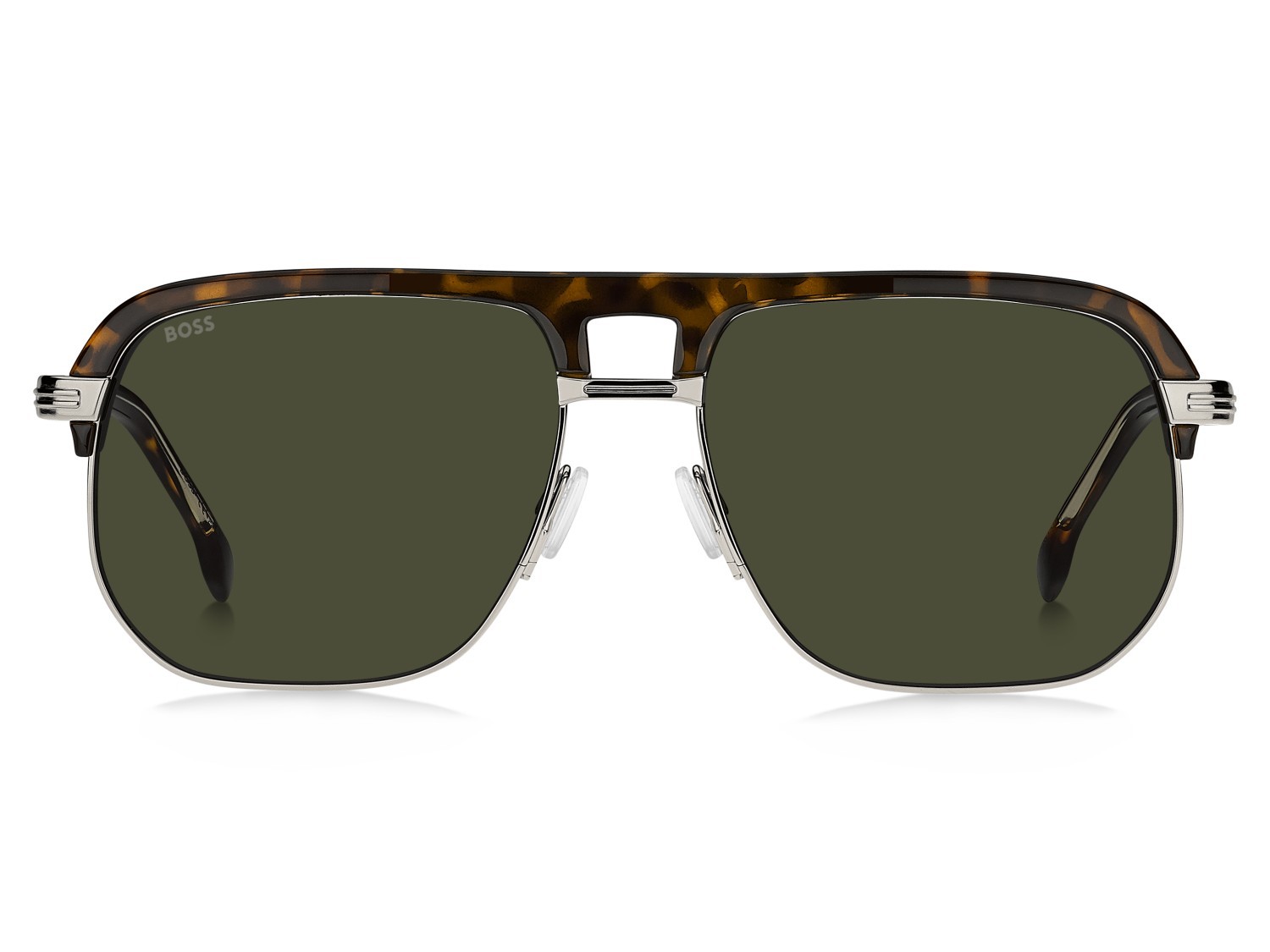 Sonnenbrillen Hugo Boss 1752/S 208000 9G0 QT farbe havana palladium form quadratisch gläser green