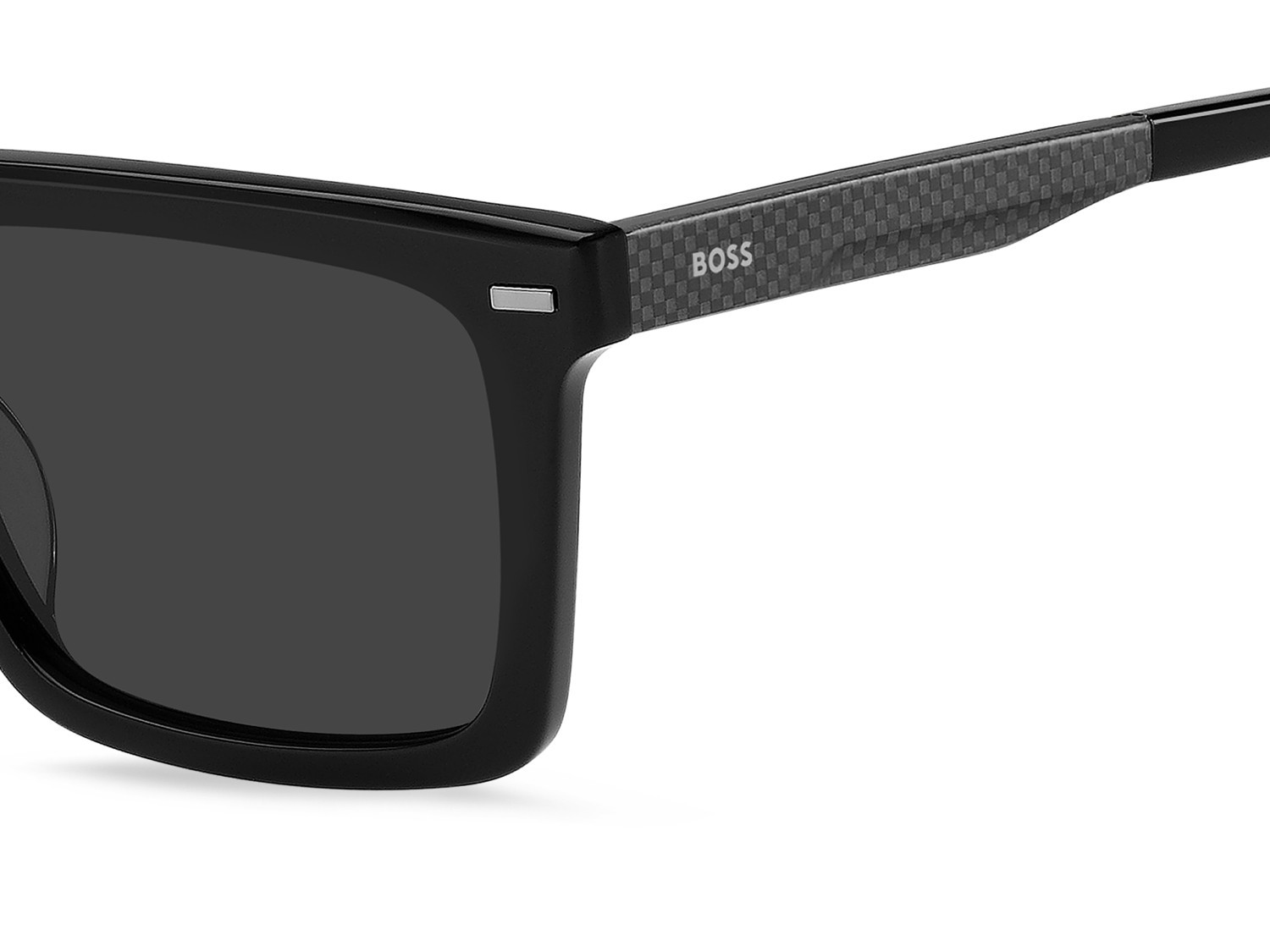 Sunglasses Hugo Boss 1765/G 208011 807 IR color black shape rectangle lenses grey