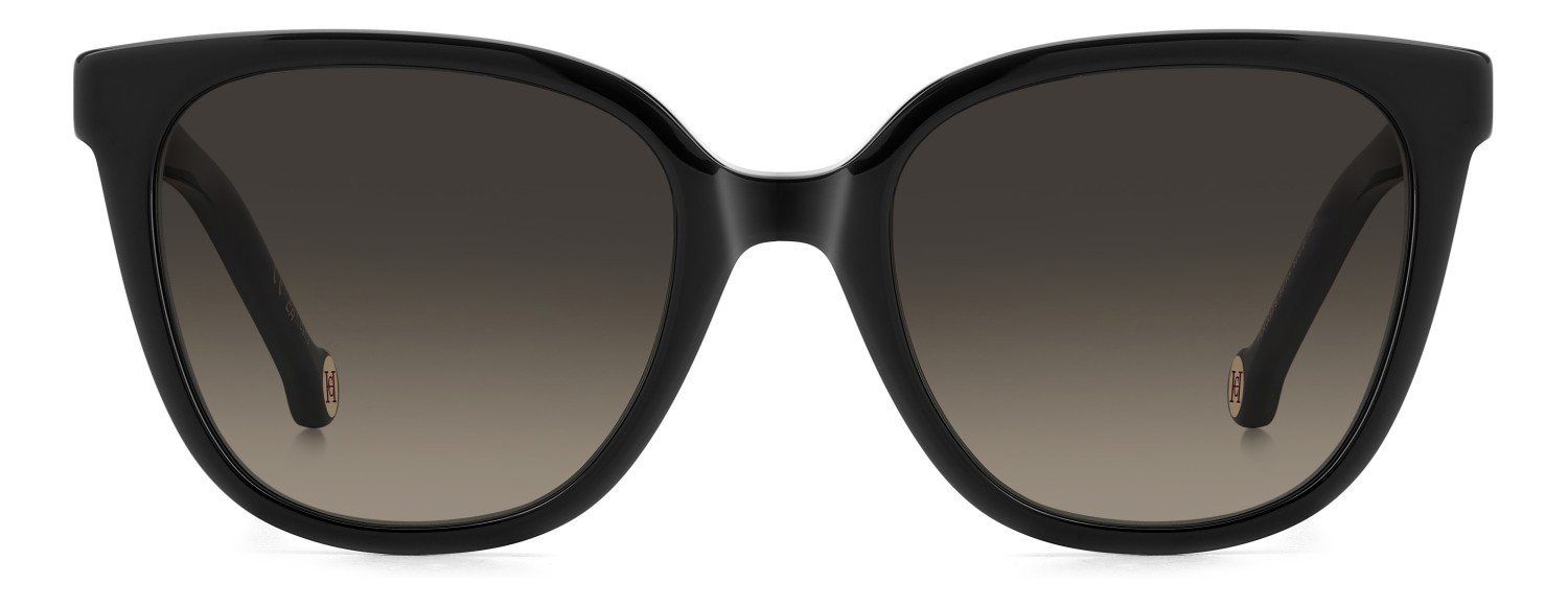 Occhiali da sole Carolina Herrera Her 0297/S 208015 807 HA colore black forma quadrato lenti brown shaded