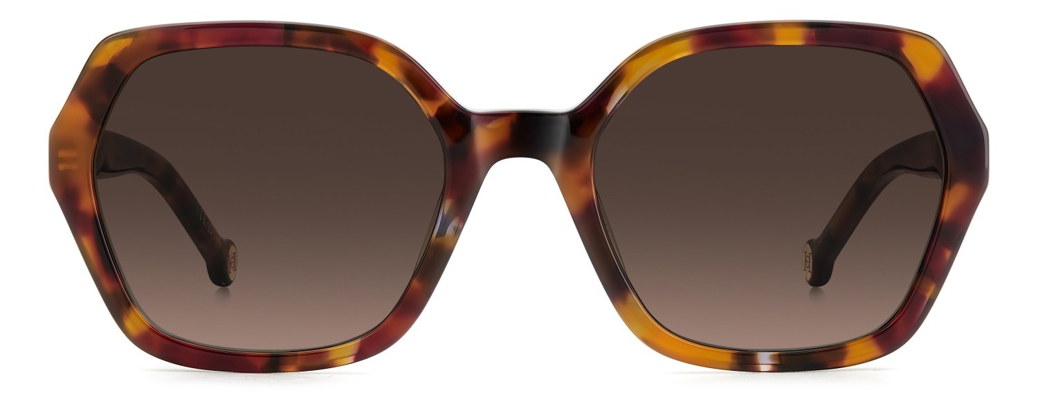 Occhiali da sole Carolina Herrera Her 0298/G 208016 086 HA colore havana forma quadrato lenti brown shaded