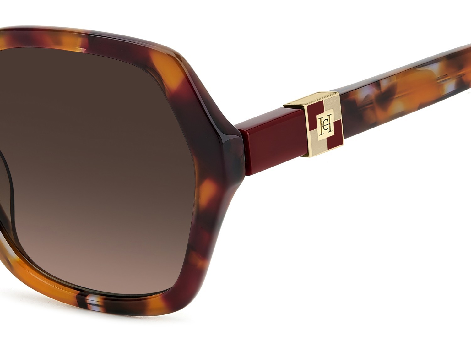 Occhiali da sole Carolina Herrera Her 0298/G 208016 086 HA colore havana forma quadrato lenti brown shaded