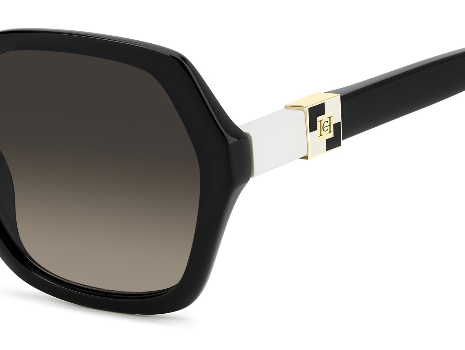 Occhiali da sole Carolina Herrera Her 0298/G 208016 807 HA colore black forma quadrato lenti brown shaded