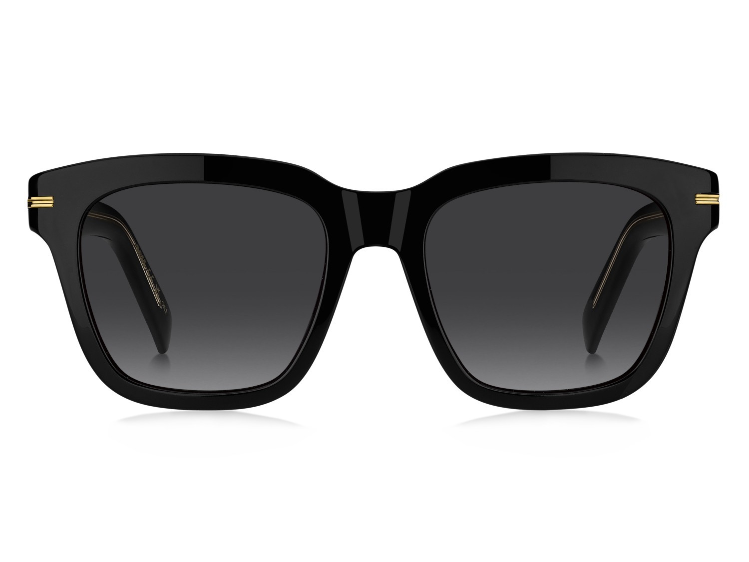 Sunglasses Hugo Boss 1778/G 208019 807 9O color black shape rectangle lenses dark grey shaded