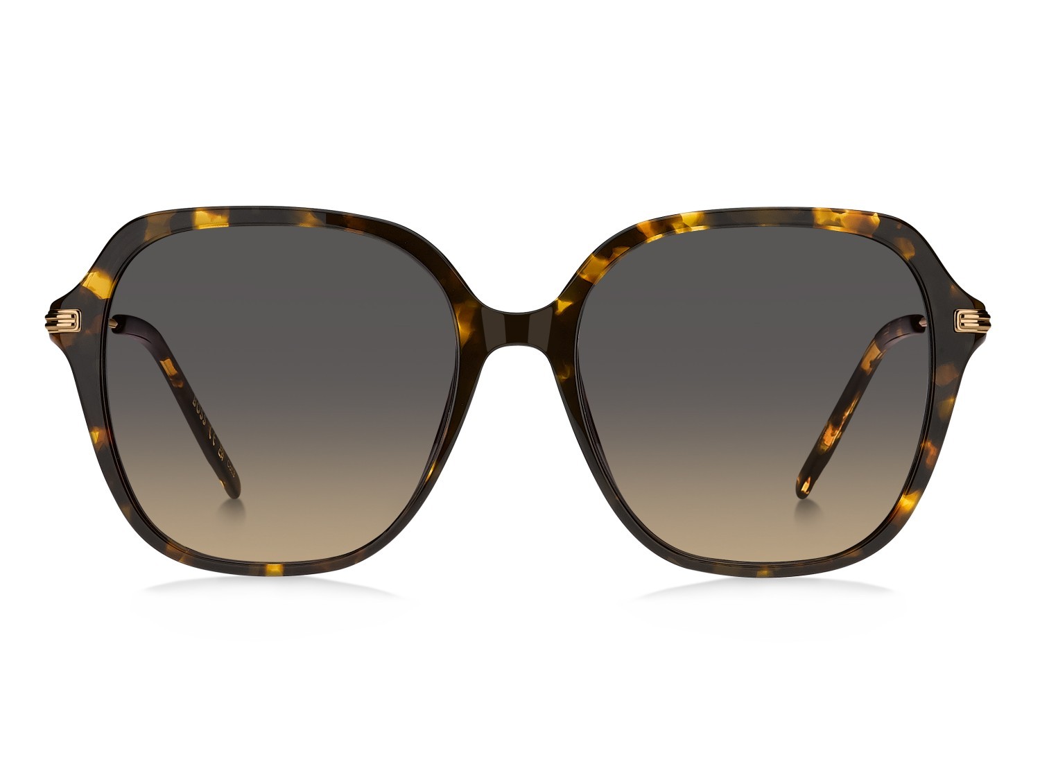 Sunglasses Hugo Boss 1781/S 208020 2IK PR color havana gold shape square lenses grey brown doubleshade