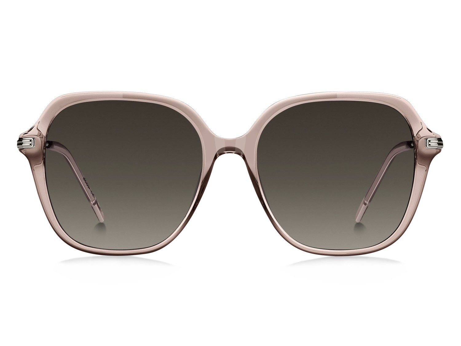Occhiali da sole Hugo Boss 1781/S 208020 8KB HA colore pink palladium forma quadrato lenti brown shaded