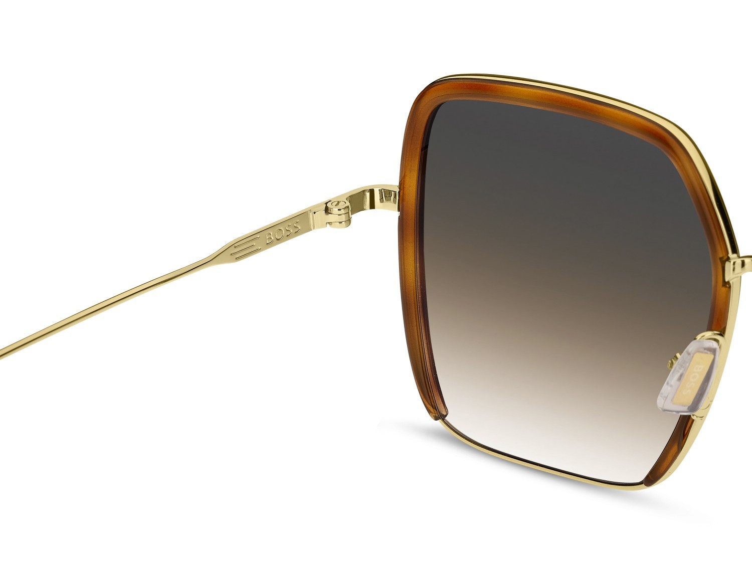 Sonnenbrillen Hugo Boss 1783/S 208021 2IK PR farbe havana gold form quadratisch gläser grey brown doubleshade