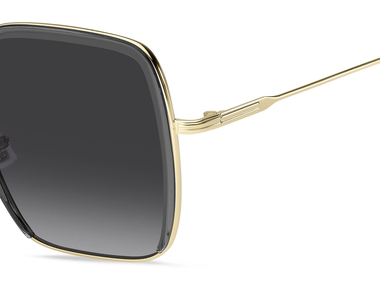 Occhiali da sole Hugo Boss 1783/S 208021 FT3 9O colore grey gold forma quadrato lenti dark grey shaded
