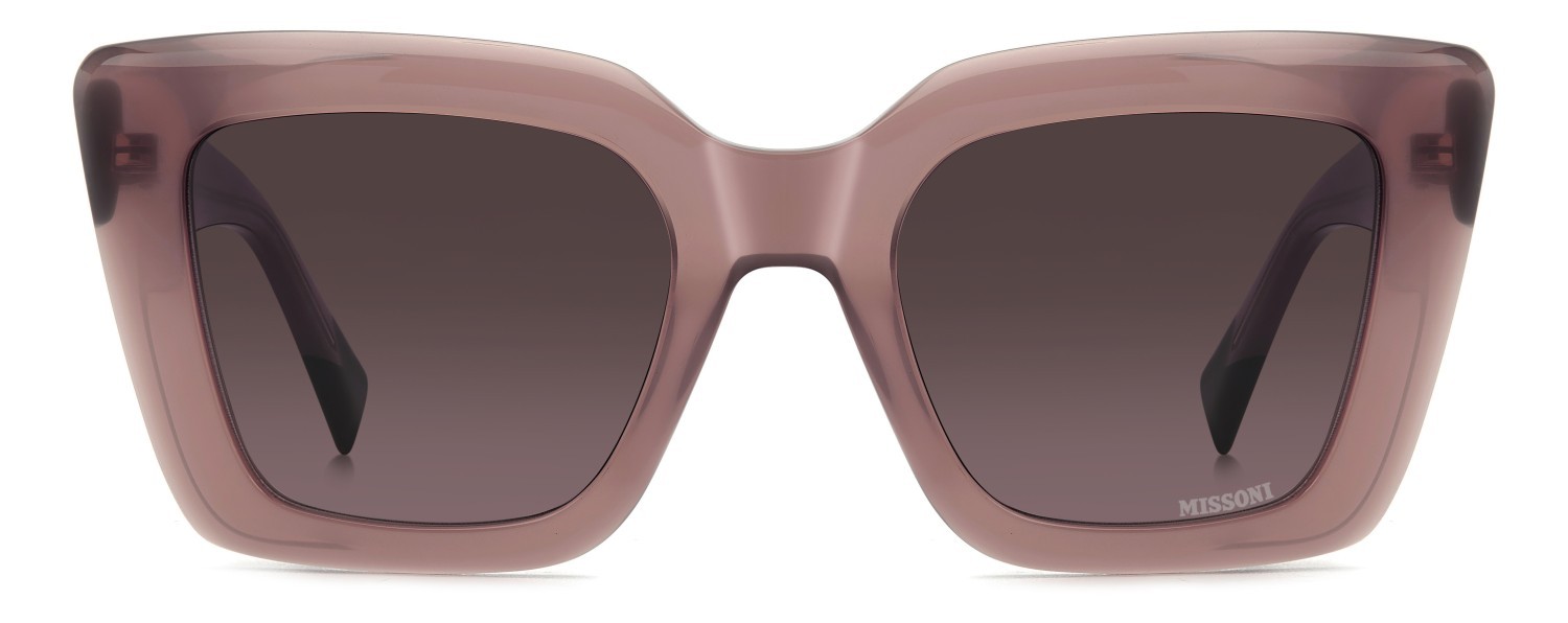 Sonnenbrillen Missoni Mis 0214/S 208023 FWM 3X farbe nude form cat-eye gläser pink doubleshade