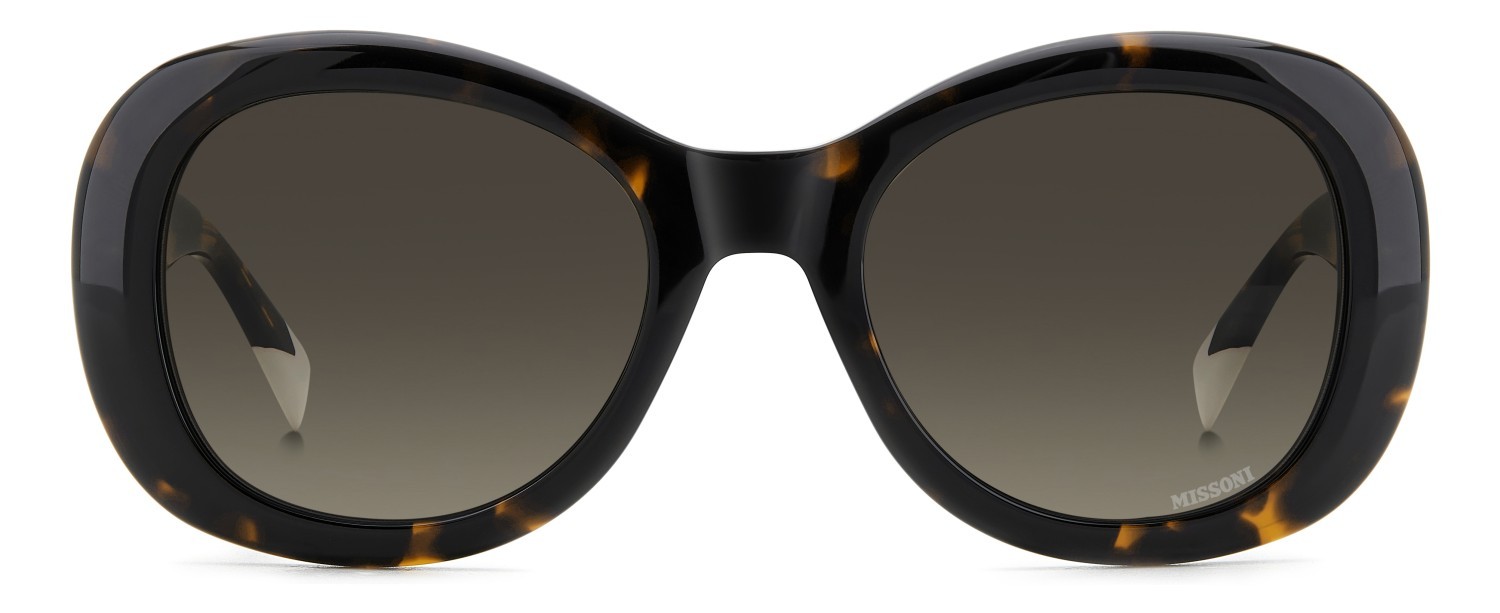 Occhiali da sole Missoni Mis 0215/G 208024 086 HA colore havana forma ovale lenti brown shaded