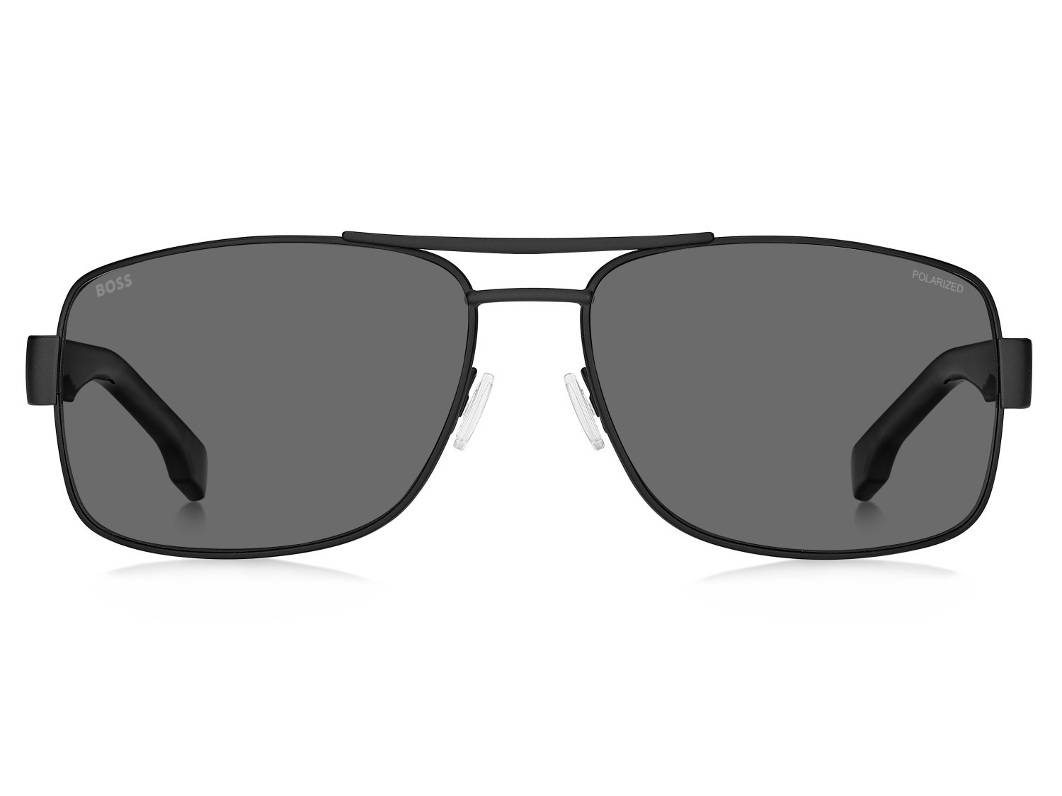 Occhiali da sole Hugo Boss 1761/S 208025 003 M9 colore matte black forma navigator lenti grey polarized