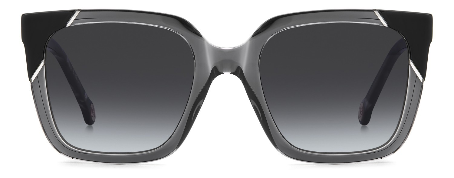 Occhiali da sole Carolina Herrera Her 0288/S 208026 R6S 9O colore grey black forma quadrato lenti dark grey shaded
