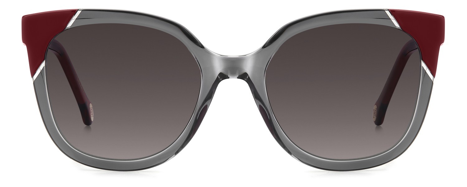 Occhiali da sole Carolina Herrera Her 0289/S 208027 268 9O colore grey red forma quadrato lenti dark grey shaded