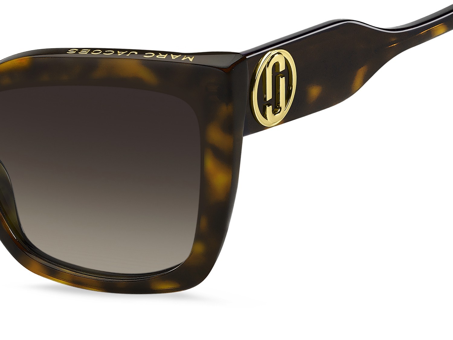 Occhiali da sole Marc Jacobs 811/S 208029 086 HA colore havana forma quadrato lenti brown shaded