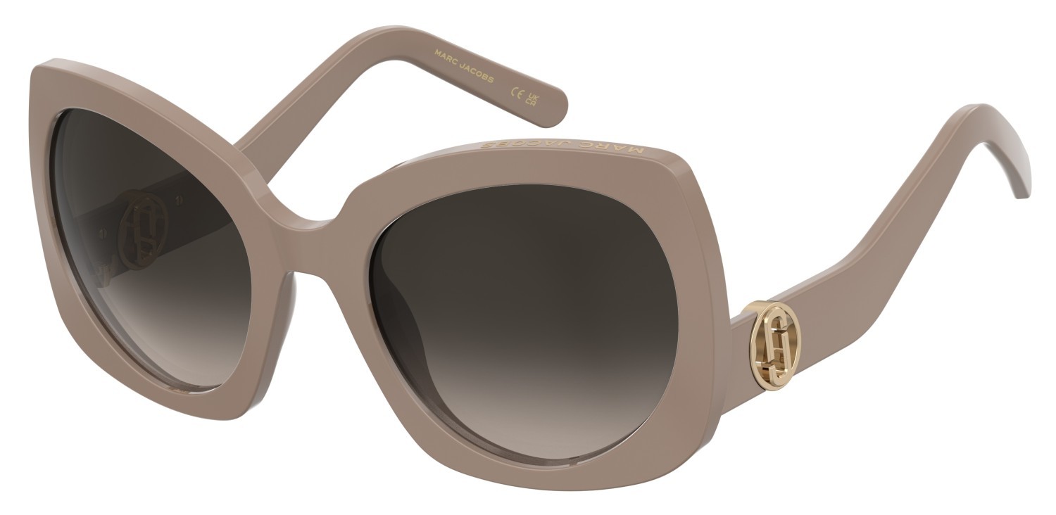 Sonnenbrillen Marc Jacobs 808/S 208030 10A HA farbe beige form schmetterling gläser brown shaded