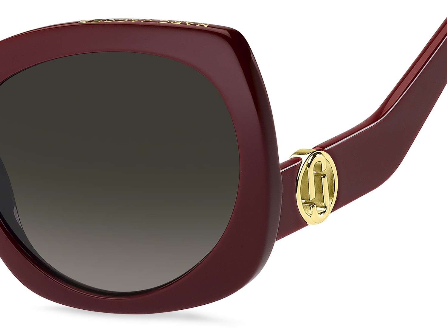Sonnenbrillen Marc Jacobs 808/S 208030 LHF HA farbe burgundy form schmetterling gläser brown shaded
