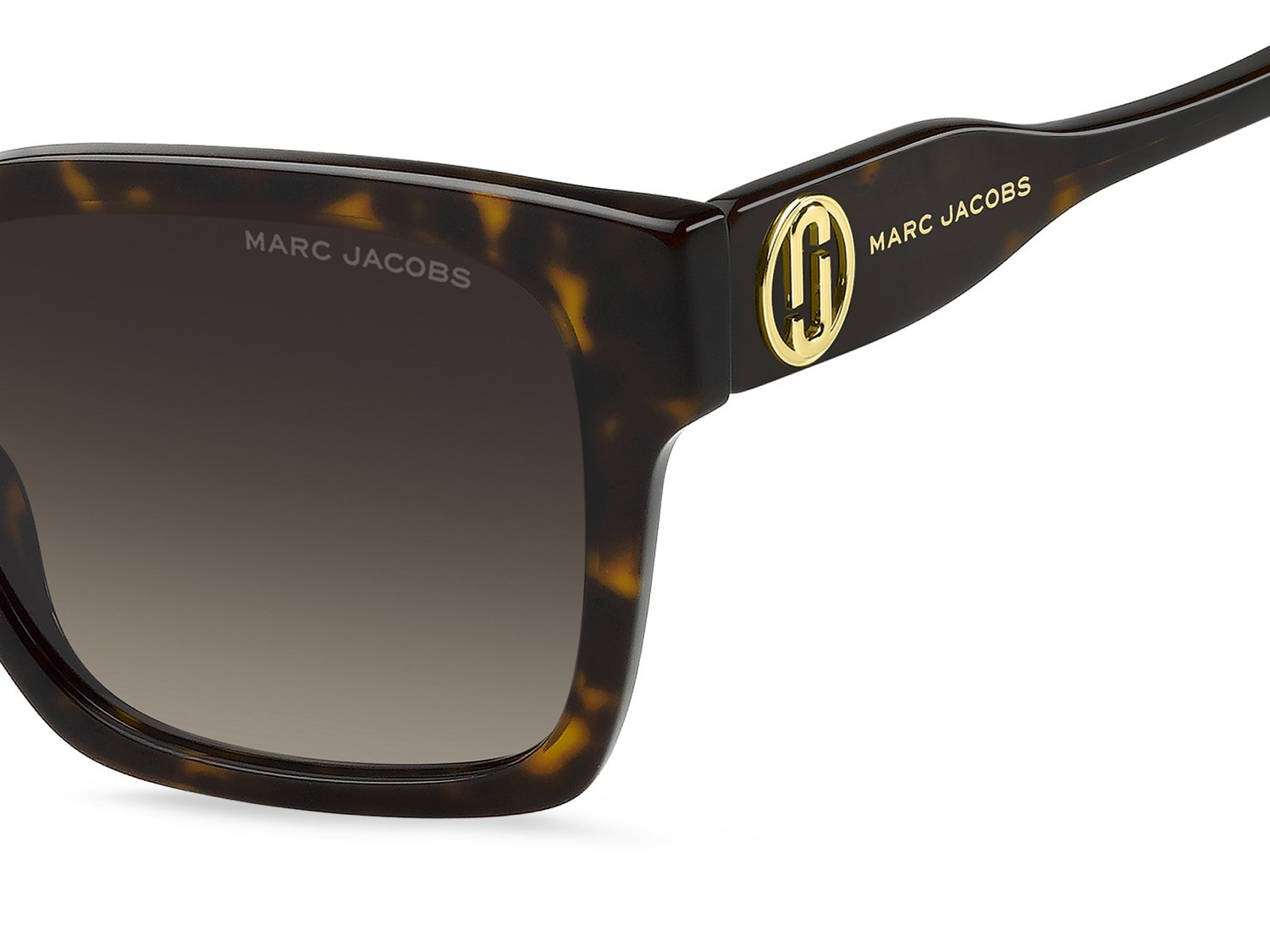 Occhiali da sole Marc Jacobs 814/S 208031 086 HA colore havana forma rettangolare lenti brown shaded