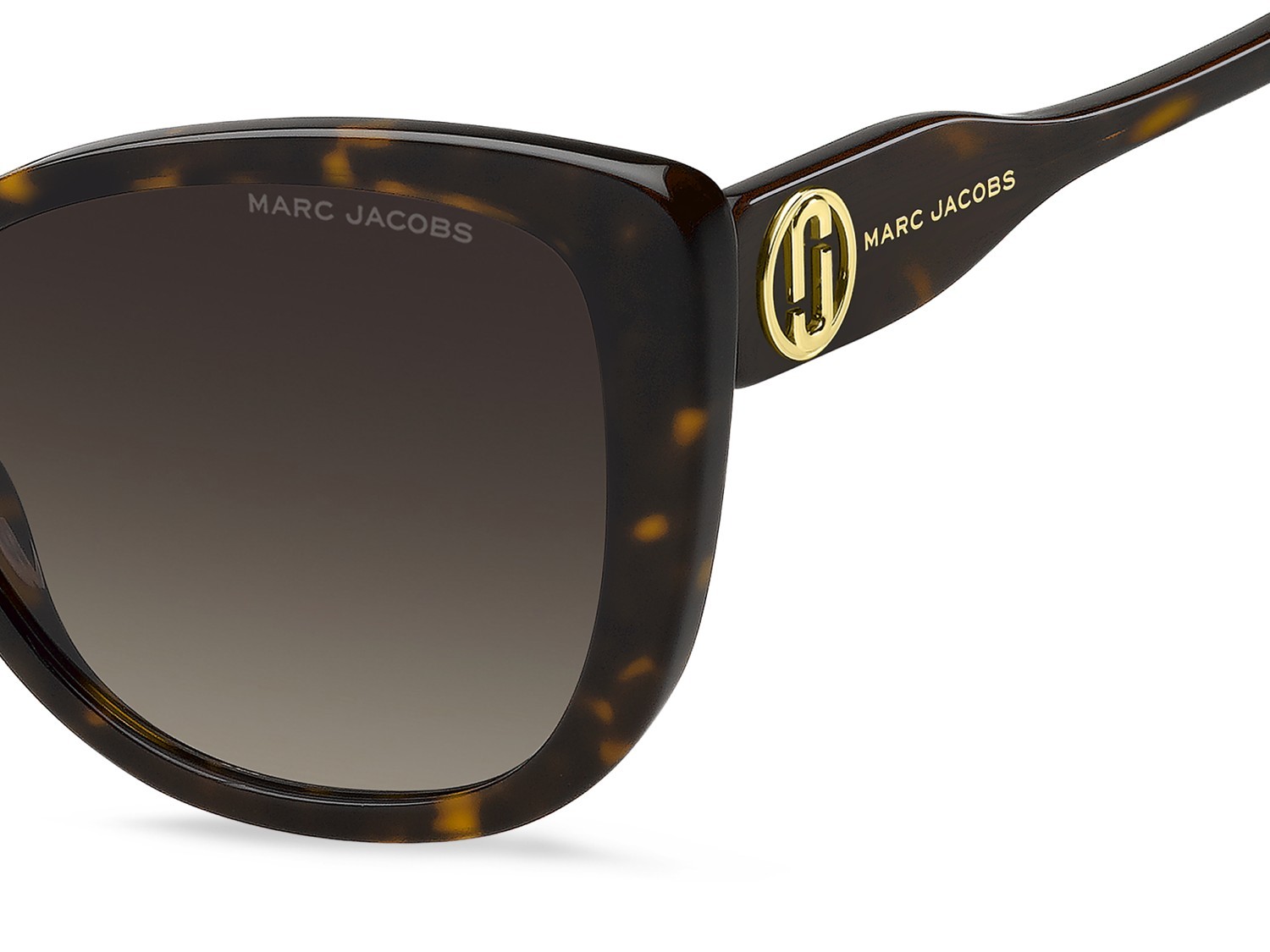 Occhiali da sole Marc Jacobs 815/S 208032 086 HA colore havana forma rettangolare lenti brown shaded