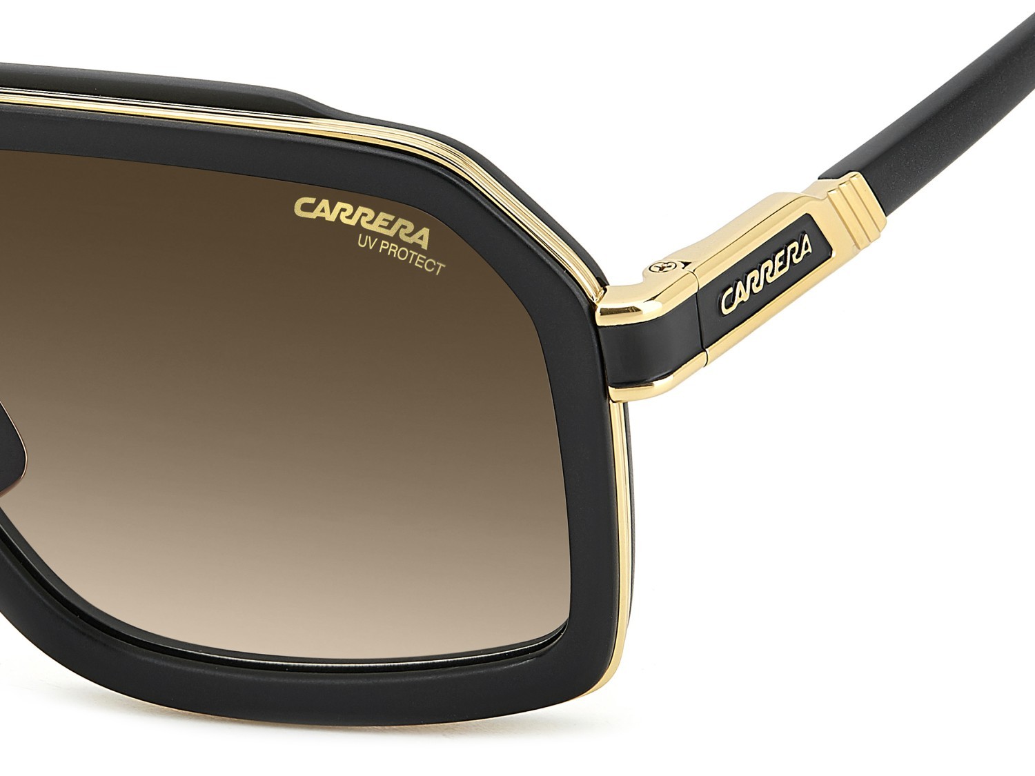 Sonnenbrillen Carrera Ca 1053/S/TI 208034 003 86 farbe matte black form rechteckig gläser black brown green antireflex