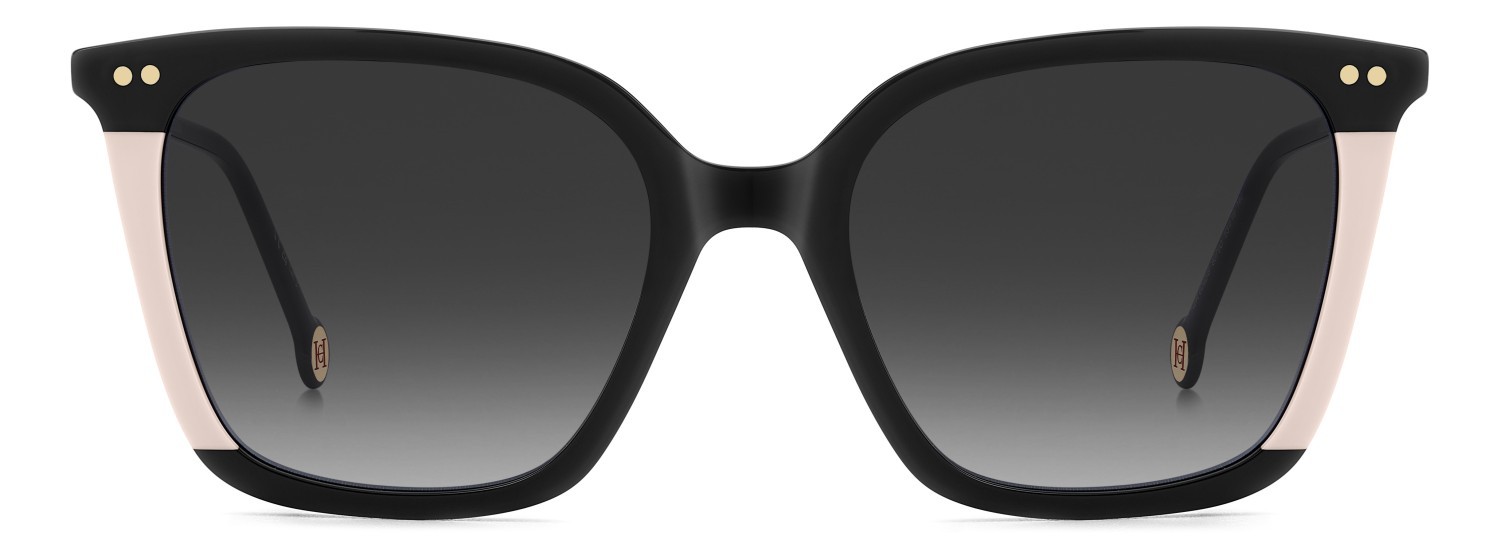 Occhiali da sole Carolina Herrera Her 0292/S 208036 807 9O colore black forma quadrato lenti dark grey shaded