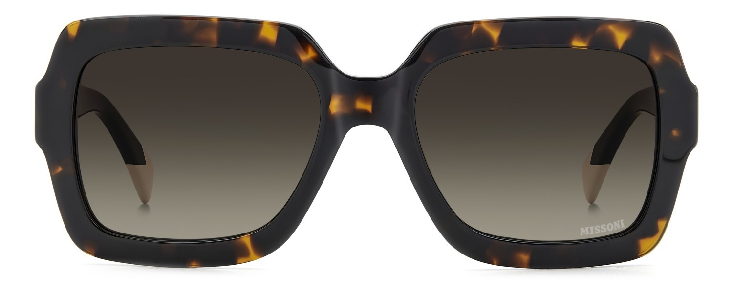 Occhiali da sole Missoni Mis 0229/G 208037 086 HA colore havana forma quadrato lenti brown shaded