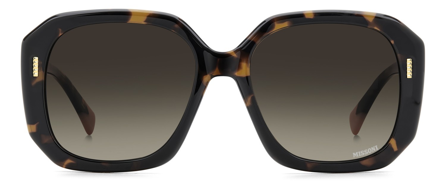 Occhiali da sole Missoni Mis 0232/S 208038 086 HA colore havana forma quadrato lenti brown shaded